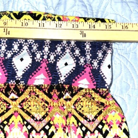 No Boundaries Womens Maxi Skirt L/G Multicolor Aztec Print Stretchy Fabric - Picture 9 of 9